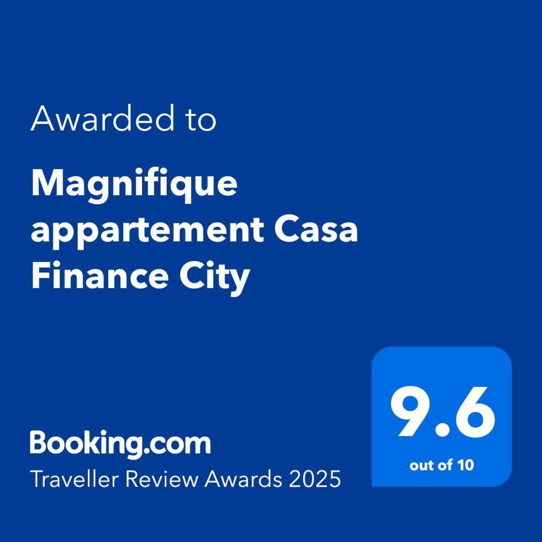 Magnifique Appartement Casa Finance City Casablanca Bagian luar foto